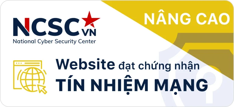 website đạt chứng nhận