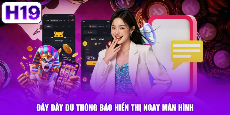 Đẩy đầy đủ thông báo hiển thị ngay màn hình